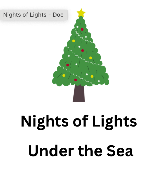 Nights of Lights Under the Sea  EVENT TICKET 4:30-7:30pm